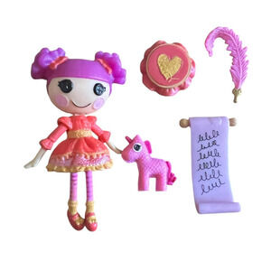 Lalaloopsy Lady Stillwaiting Mini 3" Doll, Unicorn and Accessories Complete EUC